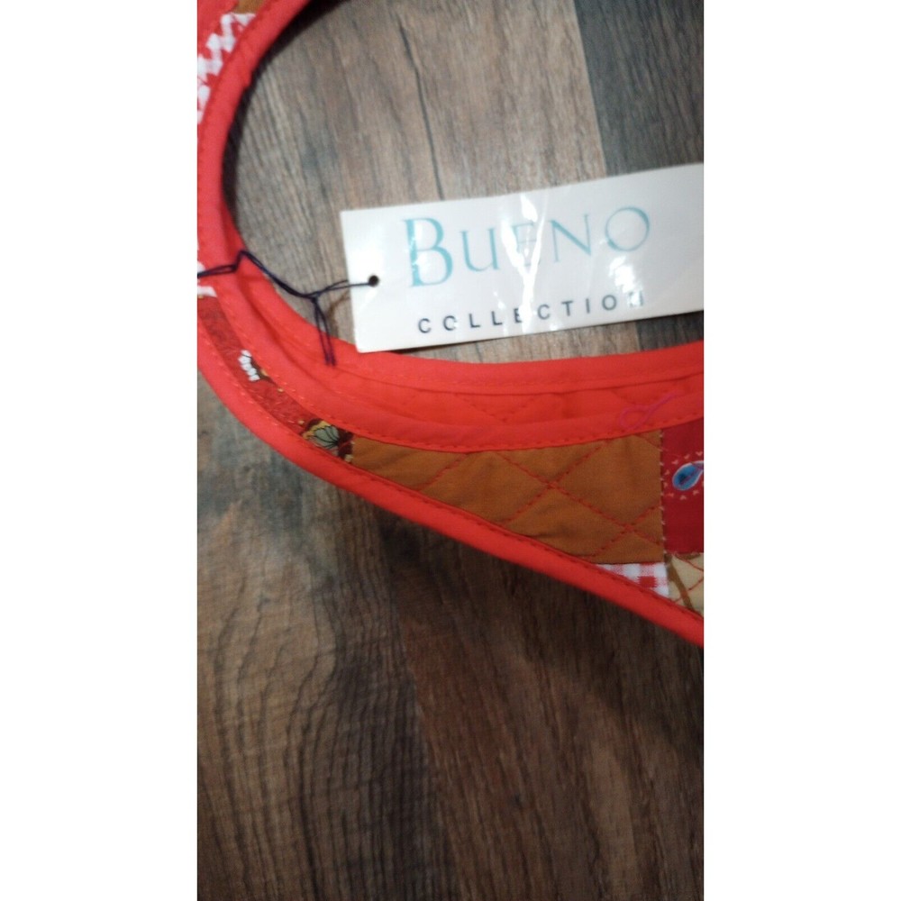 Bueno Boho Style Patchwork Handbag Orange White New With Tags Hippie Ret… - Picture 6 of 9